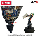 GME MICROPHONE CURLY CORD SUIT MC668B MIC (XRS-390C)