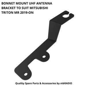 BONNET MOUNT UHF ANTENNA BRACKET TO SUIT MITSUBISHI TRITON MR 2019-ON