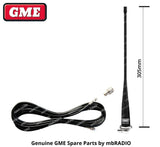 GME AE4202 4dBi FLEXI GROUND INDEPENDENT ANTENNA WITH LEAD, OPTIONAL PL259 ADAPTOR