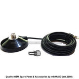 SO239 MAGNETIC BASE, INTEGRATED MBC/SO239, 4.5M COAX, PL259 ADAPTOR