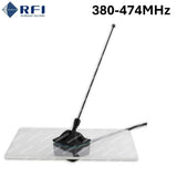RFI UHF ON-GLASS ANTENNA (380-474MHz), COUPLING BOX, 5M CABLE, NOT TERMINATED