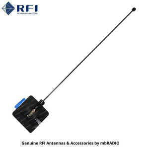 RFI AP454-3G ON-GLASS WHIP ANTENNA & MOUNT (400-520MHZ) INCLUDES CUTTING CHART