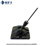 RFI AP454-3G ON-GLASS WHIP ANTENNA & MOUNT (400-520MHZ) INCLUDES CUTTING CHART