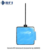 RFI AP454-3G ON-GLASS WHIP ANTENNA & MOUNT (400-520MHZ) INCLUDES CUTTING CHART