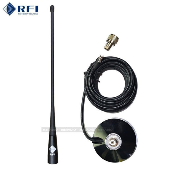 RFI CD34-71-00 4dBi UHF CB ANTENNA & MAG BASE