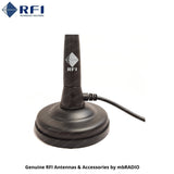 RFI CD34-71-00 4 dBi UHF CB 477MHz ANTENNA & RFI MAG BASE, FME(F) TERMINATED, PL259 AD