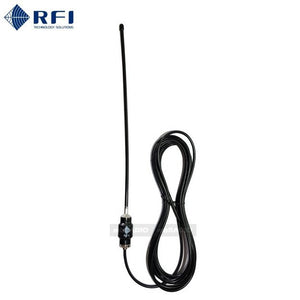 RFI CD51-65-73 UHF GROUND INDEPENDENT MOPOLE ANTENNA (380-440MHz), STUD MOUNT
