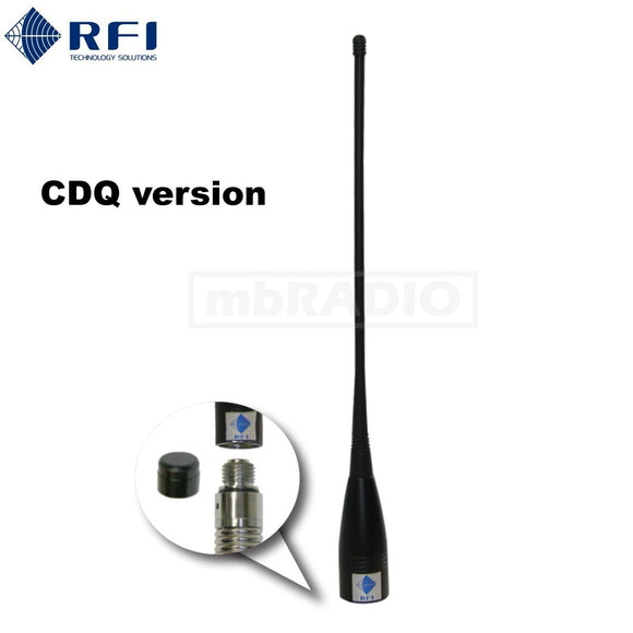 RFI CDQ34-71-00 4.1dBi UHF CB 477MHz  Q-FIT ANTENNA WHIP ONLY