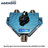 CX201U DIE-CAST 2-WAY ANTENNA SWITCH HF/VHF/UHF UP TO 600MHZ