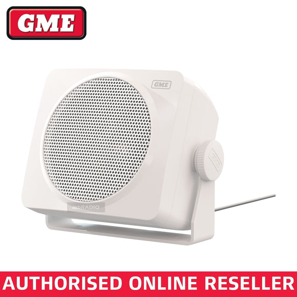 GME GS320W WHITE 60 WATT IP54 MARINE BOX SPEAKERS (SOLD AS A PAIR)