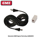 GME LE107 8 PIN MICROPHONE EXTENSION CABLE,  6 METRES *OPTIONAL ADAPTOR