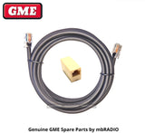 GME 3M LONG 8 PIN (RJ45) RADIO HEAD / MICROPHONE CABLE (optional joiner)
