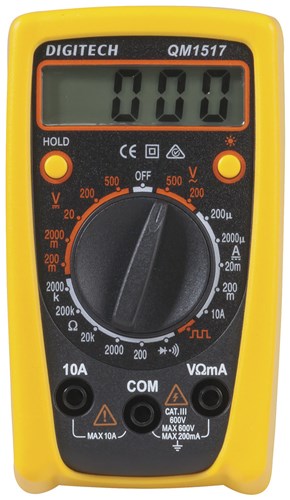 ECONOMY CATIII MULTIMETER WITH DATA HOLD