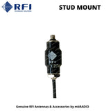 RFI CD63-71-75 UHF CB 477MHZ ANTENNA, STUD MOUNT, 5M COAX & PL259 ADAPTOR