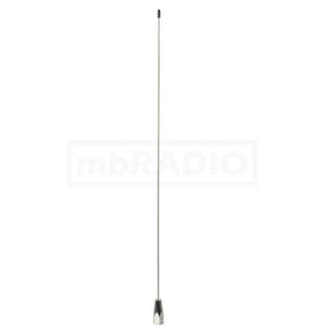 STAINLESS STEEL ANTENNA | 1/4 WAVE 157MHZ-520MHZ or 1/2 WAVE 320MHZ-520MHZ
