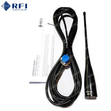 RFI CD61-4552-53 UHF 450-520MHz, 4dBq GROUND INDEP ANTENNA, BASE & 5M CABLE