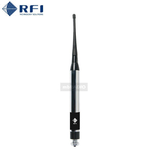 RFI CD992-67-73 UHF Unity Broadband E/Feed Antenna (400-520 MHz); 5m No Connector - Chrome