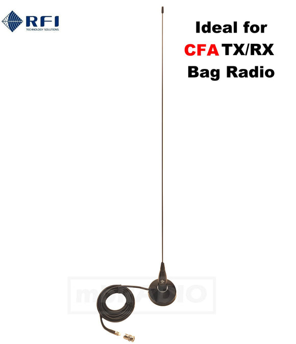 RFI CD29-148174 3DB ANTENNA WITH MAGNETIC BASE IDEAL FOR CFA BAG RADIO