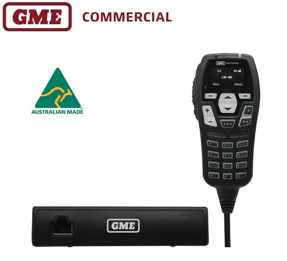 GME CM40 COMMERCIAL ANALOGUE RADIO, 25 WATT, CONTROLLER MICROPHONE