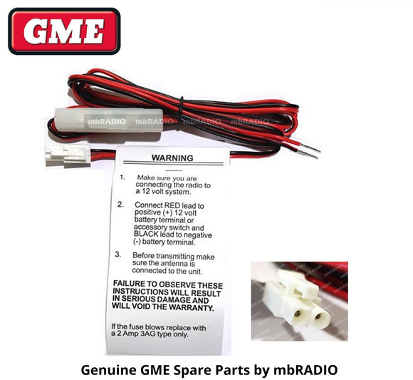 GME LE09 DC POWER CABLE *GENUINE GME*