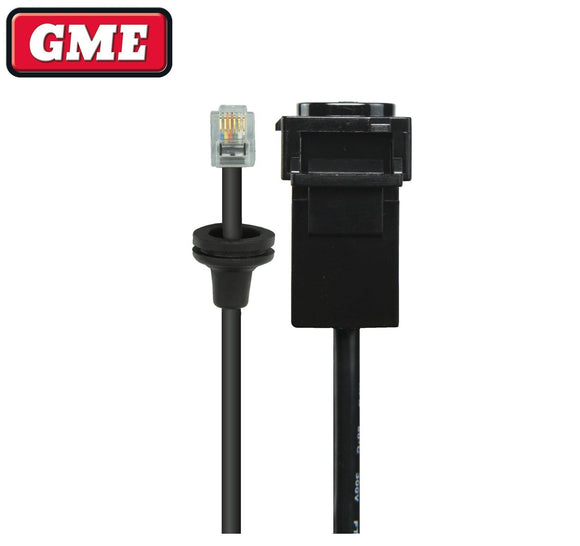 GME 6 PIN MICROPHONE EXTENSION CABLE, 4 METRES