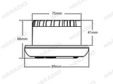 AXIS MA1801 IP66 WATERTIGHT MARINE AM/FM RADIO BLUETOOTH MULTIMEDIA SYSTEM