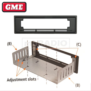 GME MBD001 IN DASH DIN MOUNTING BRACKET (FITS MODELS AS LISTED)
