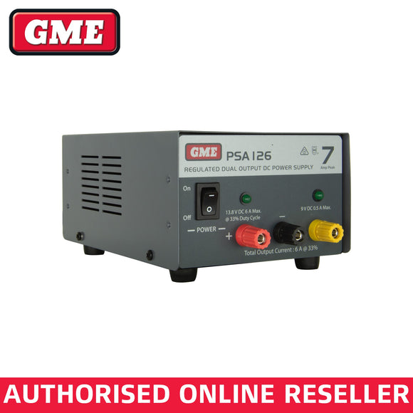GME PSA126 13.8V (7A PEAK) REGULATED LINEAR POWER SUPPLY